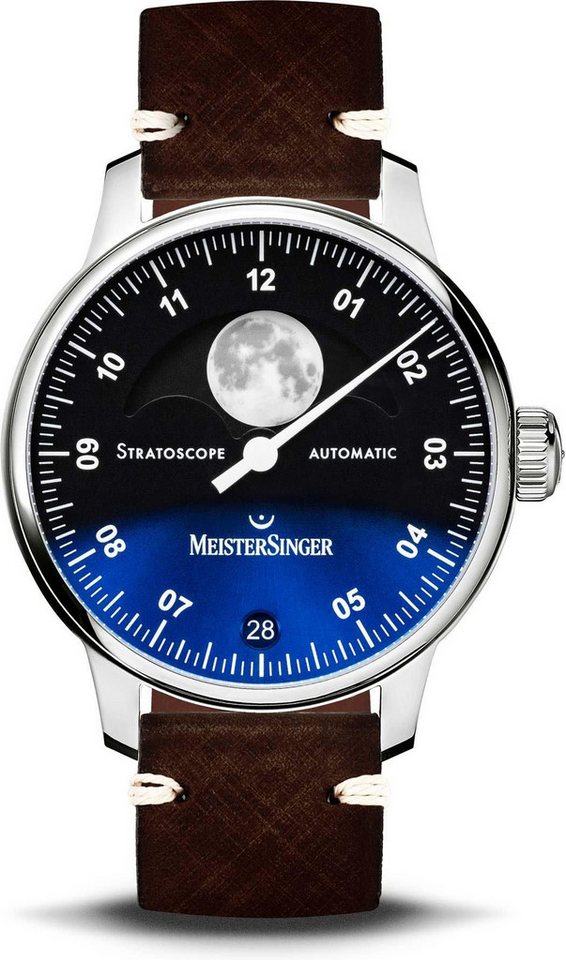 Meistersinger Automatikuhr MeisterSinger Stratoscope ST982 Herren Automatikuhr von Meistersinger