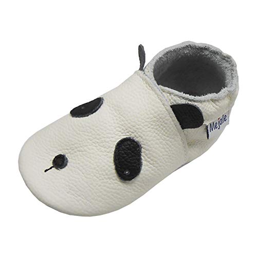 Mejale Baby Soft Sole Lederschuhe Säugling Neugeborenes Kleinkind Krabbeln Mokassins Jungen Mädchen Nette Panda Geschenk Hausschuhe (18-24 Monate, XL) von Mejale