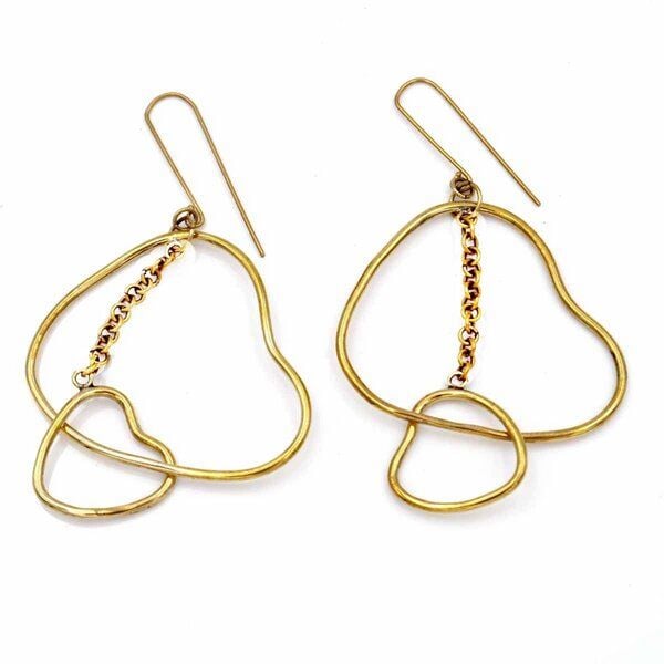 Mekhada Messingohrring Lovely von Mekhada