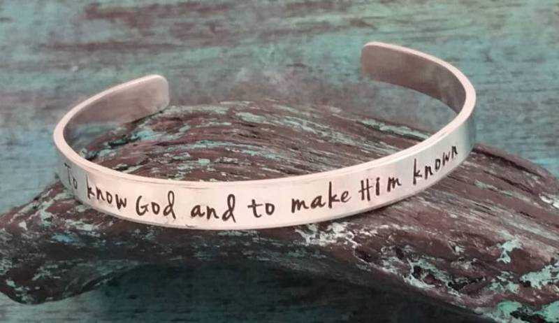 Fünf | 5 Der Gott Zu Kennen Und Ihn Bekannt Machen Armband, Cc-Familien, Homeschool Geschenk Für Tutoren von MelMadeItonEtsy