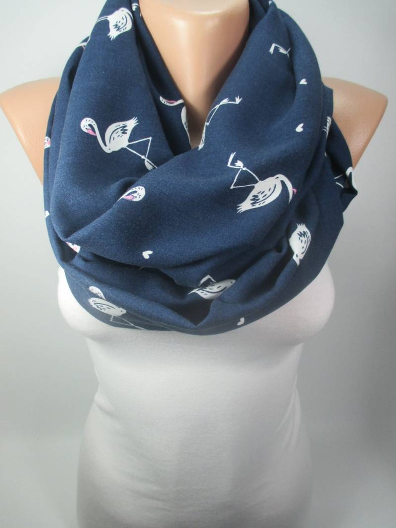 Flamingo Schal Einzigartiges Geschenk Für Frauen Baby-Dusche-Schal Infinity Tier Weihnachtsgeschenk Sie Mama von MelScarf