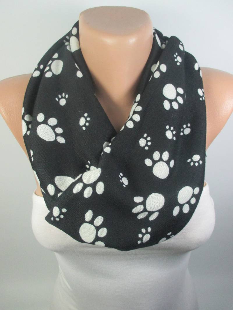 Katze Hund Pfote Schal Liebhaber Geschenk Haustier Frauen Zubehör Tier Einzigartige Sendekunst von MelScarf