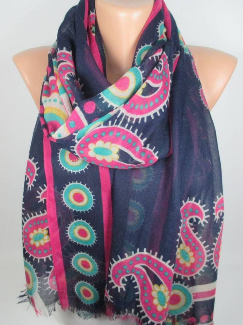 Paisley Schal Einzigartiges Geschenk Für Frauen Herbst Winter Oversized Weihnachtsgeschenk Sie Mama Frau von MelScarf