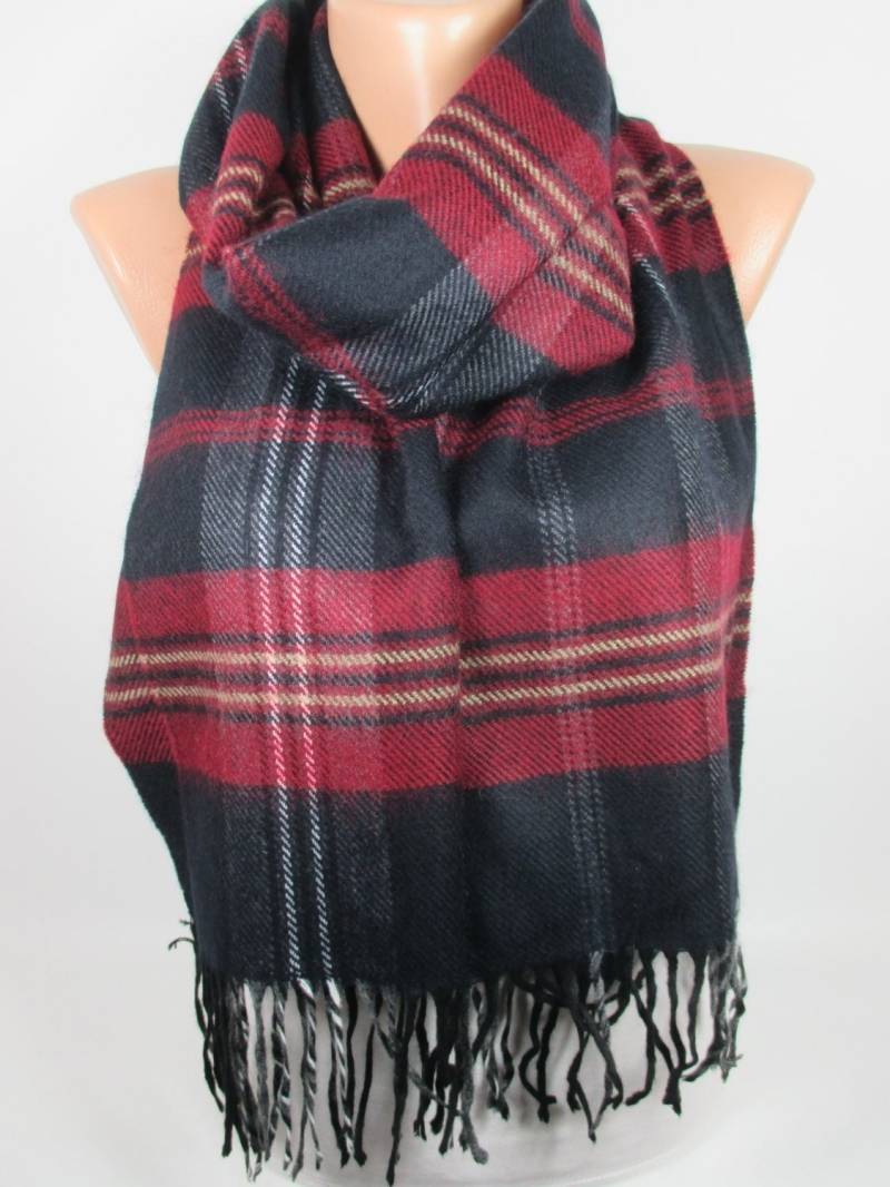 Plaid Decke Schal Einzigartiges Geschenk Für Frauen Winter Warm Gemütliche Flanell Männer Weihnachtsgeschenk Sie Ihn Mama von MelScarf
