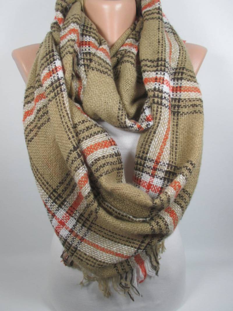 Plaid Decke Schal Outdoor Geschenk Frauen Kamel Schleife Kreis Einzigartiges Für Männer Weihnachtsgeschenk Sie Ihn von MelScarf