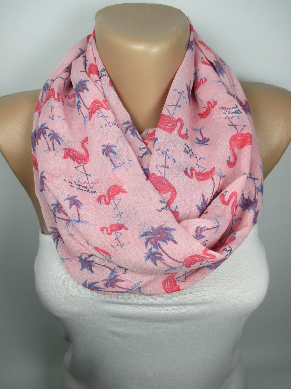 Rosa Flamingo Schal Tier Winter Accessoires Für Frauen Weihnachtsgeschenk Sie Mama Geschenk von MelScarf