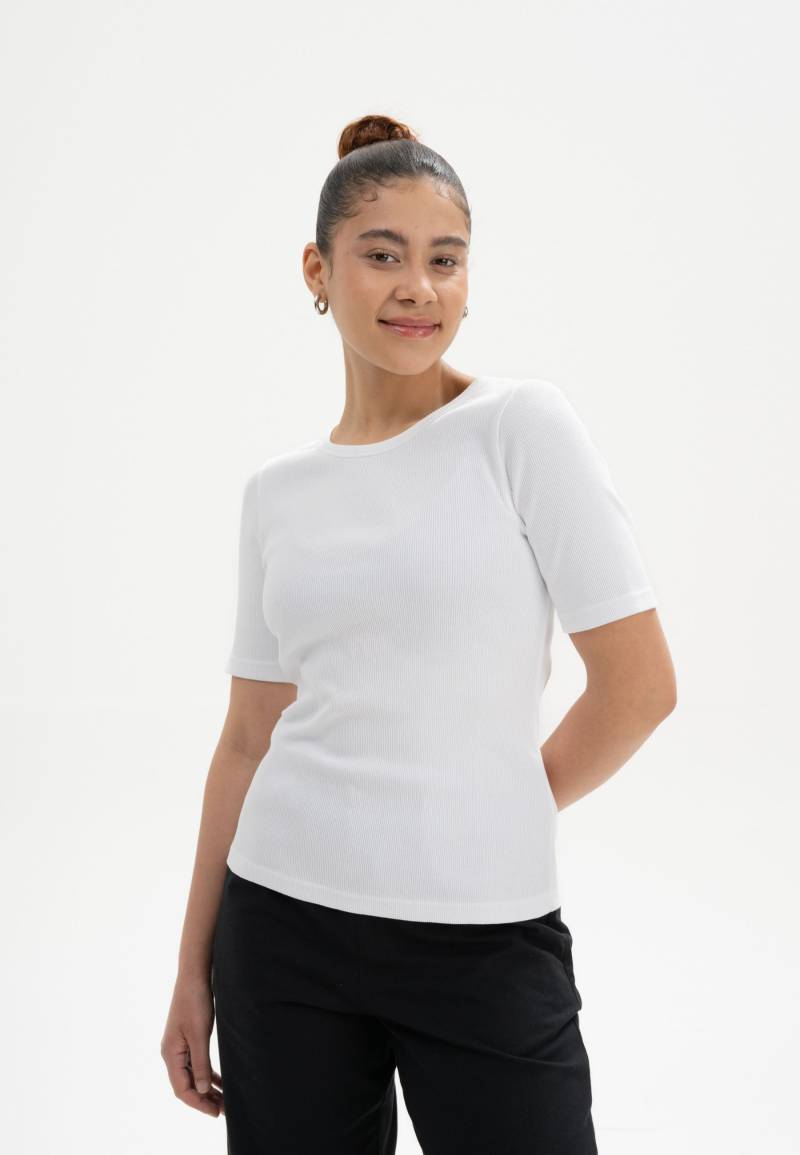 Geripptes T-Shirt Modell: Jasleen GOTS von Mela