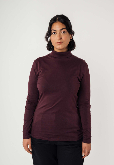 Rollkragen-Longsleeve Modell: Anchal von Mela