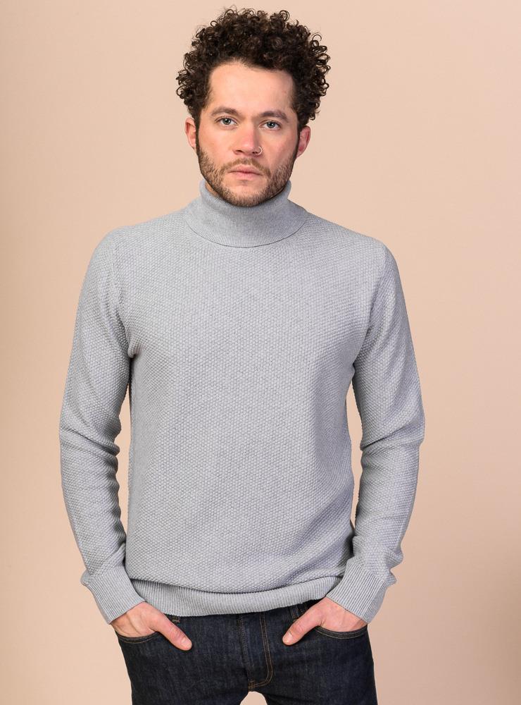 Rollkragen-Pullover Modell: Dilip GOTS von Mela