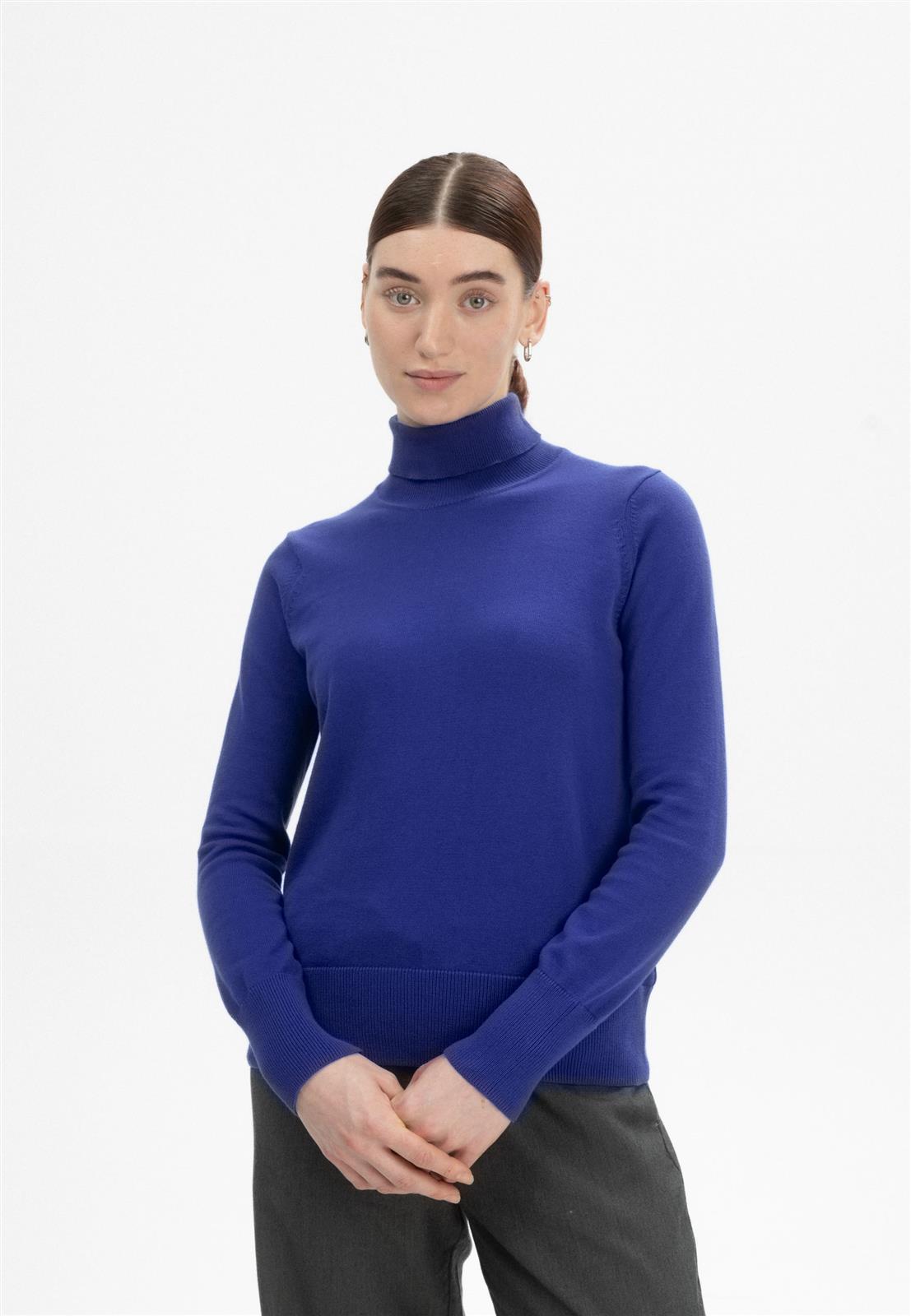 Rollkragen-Pullover Modell: Mayura GOTS von Mela
