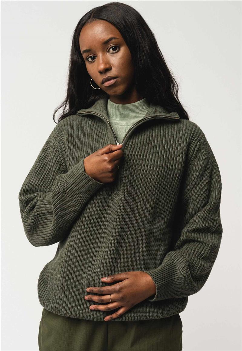 Rollkragen-Pullover Modell: Udai GOTS von Mela