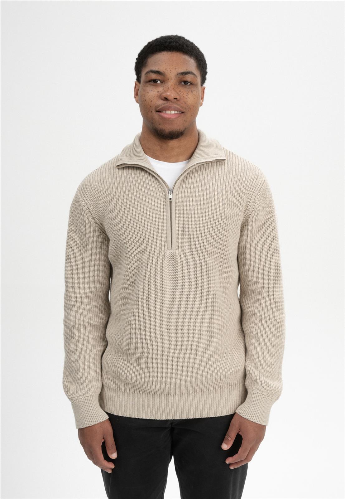 Rollkragen-Pullover Modell: Udai GOTS von Mela