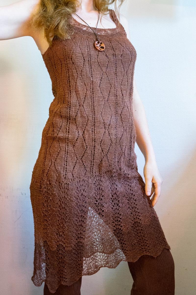 Kleid Aus Brennnesselfaser Gr. 36-40 von MelavastraShop