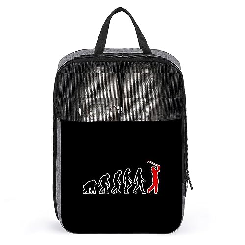Golf Evolution Reise-Schuhtaschen, tragbare Aufbewahrungstasche, Schuh-Organizer, Tragetasche für Damen und Herren von Melbrakin