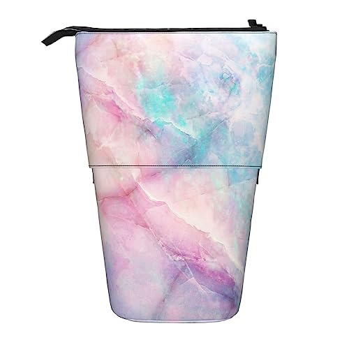 Melbrakin Federmäppchen mit schillerndem Marmorständer und Reißverschluss für Damen, Herren, Jungen und Mädchen von Melbrakin