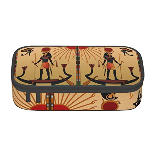 Melbrakin Sun Old Egyptian Timeless Grace Federmäppchen, großes Fassungsvermögen, für Mädchen und Jungen, Bedruckt, Polyester, für Schule und Büro Melbrakin Sun Old Egyptian Timeless Grace Federmäppchen, großes Fassungsvermögen, für Mädchen und Jungen, Bedruckt, Polyester, für Schule und Büro von Melbrakin