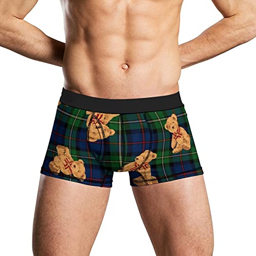 Melbrakin Teddy Bear Doll Herren-Boxershorts, weiche Unterwäsche, atmungsaktive Badehose mit lustigem Aufdruck von Melbrakin