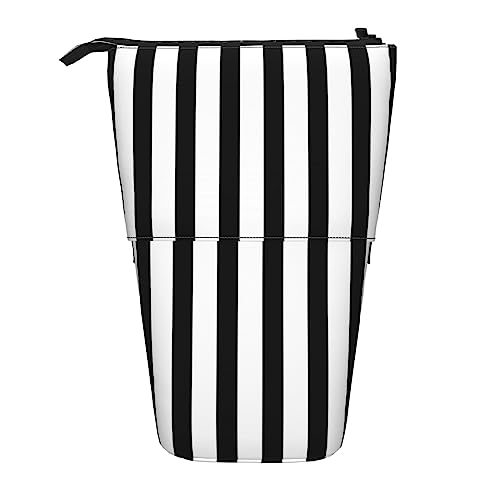 Melbrakin Bleistifttasche mit vertikalem Ständer und Reißverschluss für Damen, Herren, Jungen und Mädchen von Melbrakin