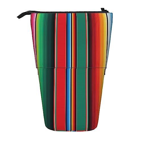 Mexikanischer Teppich, Serape-Streifen, The Arts Stand-Federmäppchen mit Reißverschluss für Damen, Herren, Jungen und Mädchen von Melbrakin