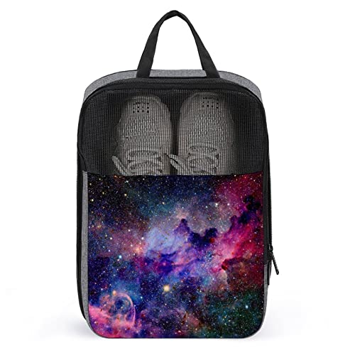 Niedliche Reise-Schuhtasche, sehr schöne Sterne in der Galaxie, wasserdicht, atmungsaktiv, tragbar, Reise-Schuhtasche mit Reißverschluss, Reise-Schuh-Organizer, Schuhe, Aufbewahrungstasche für Männer Niedliche Reise-Schuhtasche, sehr schöne Sterne in der Galaxie, wasserdicht, atmungsaktiv, tragbar, Reise-Schuhtasche mit Reißverschluss, Reise-Schuh-Organizer, Schuhe, Aufbewahrungstasche für Männer von Melbrakin