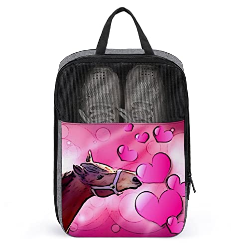 Niedliche Reise-Schuhtasche, süßes Einhorn, wasserdicht, atmungsaktiv, tragbar, Reise-Schuhtasche mit Reißverschluss, Reise-Schuh-Organizer, Tasche, Schuhe, Aufbewahrungstasche für Männer, Frauen, Fi Niedliche Reise-Schuhtasche, süßes Einhorn, wasserdicht, atmungsaktiv, tragbar, Reise-Schuhtasche mit Reißverschluss, Reise-Schuh-Organizer, Tasche, Schuhe, Aufbewahrungstasche für Männer, Frauen, Fi von Melbrakin