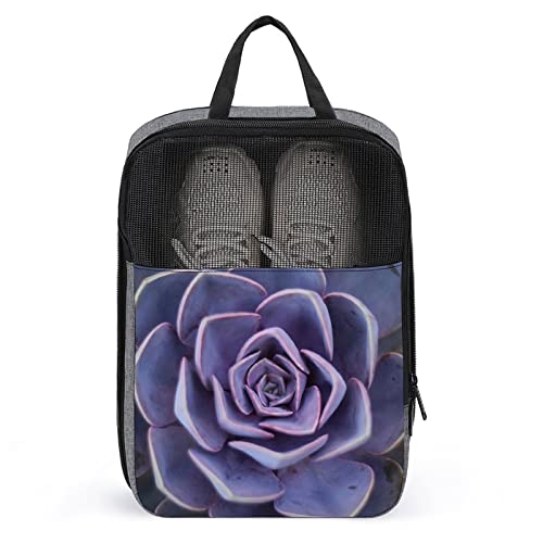 Süße Reise-Schuhtasche, Violettes Fleisch, wasserdicht, atmungsaktiv, tragbar, Reise-Schuhtasche mit Reißverschluss, Reise-Schuh-Organizer, Schuhe, Aufbewahrungstasche für Männer, Frauen, Fitnessstud Süße Reise-Schuhtasche, Violettes Fleisch, wasserdicht, atmungsaktiv, tragbar, Reise-Schuhtasche mit Reißverschluss, Reise-Schuh-Organizer, Schuhe, Aufbewahrungstasche für Männer, Frauen, Fitnessstud von Melbrakin