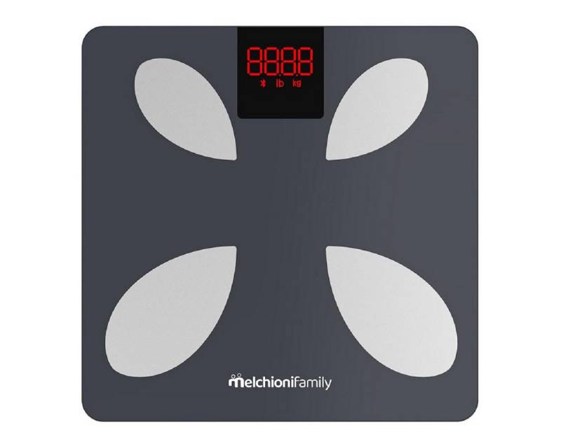 Melchioni Personenwaage Intelligente Personenwaage mit App – mit Alexa & Google Home, 180 kg von Melchioni