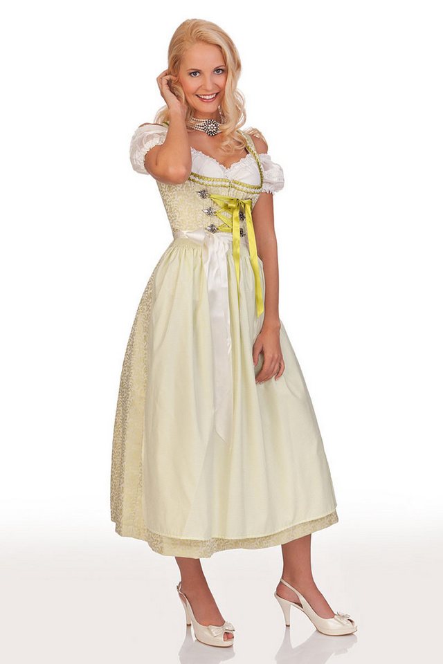 Melega Dirndl Dirndl lang 2tlg. - FAVOLA - hellgrün von Melega
