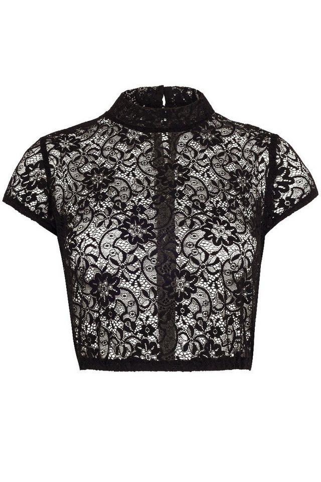 Melega Dirndlbluse Dirndlbluse - LOLA - schwarz, weiß von Melega