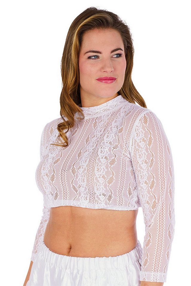 Melega Dirndlbluse Dirndlbluse - MALEA - weiß von Melega