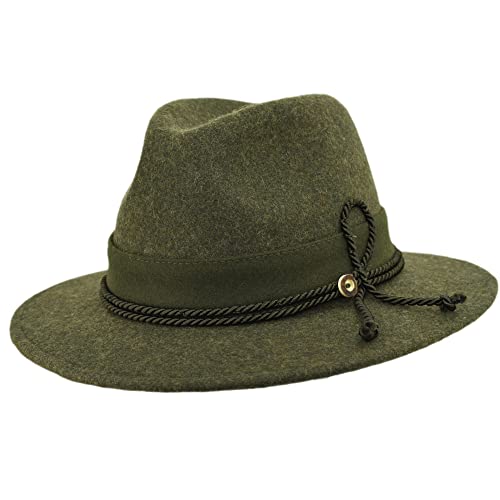 Melegari Tiroler Hut Loden Garmisch | Berghut | Alpenmütze | Herren Damen | Sommer/Winter, grün, 56 Melegari Tiroler Hut Loden Garmisch | Berghut | Alpenmütze | Herren Damen | Sommer/Winter, grün, 56 von Melegari