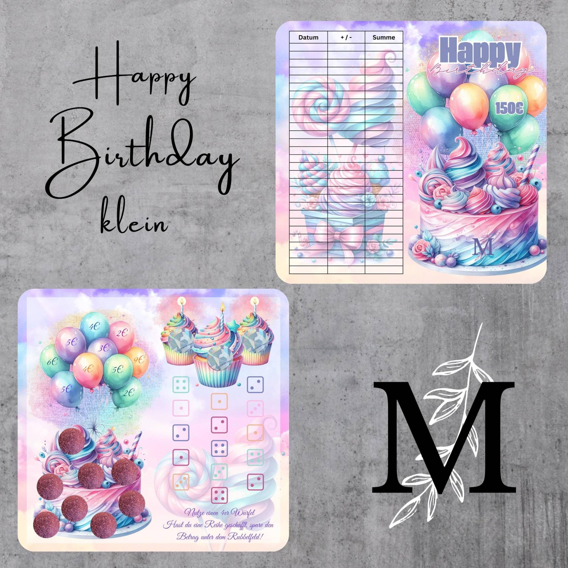 Happy Birthday 150 Euro von Melenore