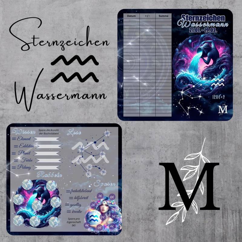 sternzeichen Wassermann von Melenore