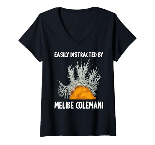 Damen Melibe Colemani T-Shirt mit V-Ausschnitt Damen Melibe Colemani T-Shirt mit V-Ausschnitt von Melibe Colemani Tier Shop