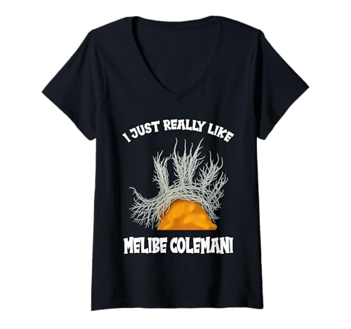 Damen Melibe Colemani T-Shirt mit V-Ausschnitt Damen Melibe Colemani T-Shirt mit V-Ausschnitt von Melibe Colemani Tier Shop