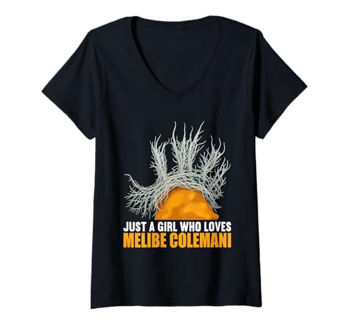 Damen Melibe Colemani T-Shirt mit V-Ausschnitt Damen Melibe Colemani T-Shirt mit V-Ausschnitt von Melibe Colemani Tier Shop