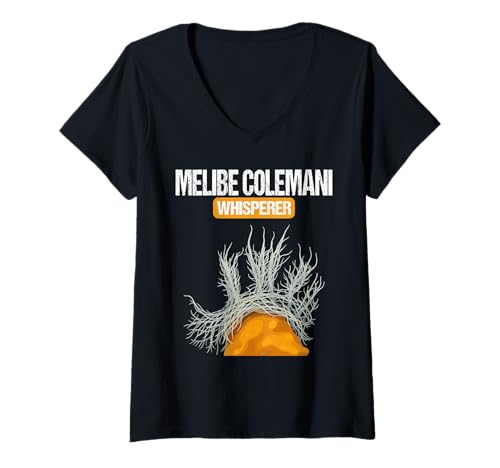 Damen Melibe Colemani T-Shirt mit V-Ausschnitt Damen Melibe Colemani T-Shirt mit V-Ausschnitt von Melibe Colemani Tier Shop