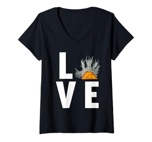 Damen Melibe Colemani T-Shirt mit V-Ausschnitt Damen Melibe Colemani T-Shirt mit V-Ausschnitt von Melibe Colemani Tier Shop