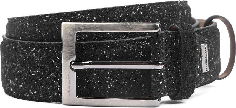 Melik Ledergürtel Pisa Dunkelgrau - Größe 115 von Melik