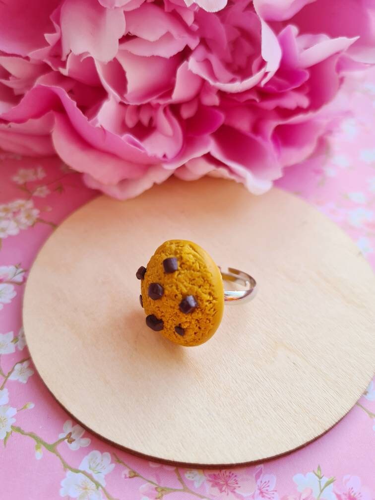 Schokoladen-Keks-Ring Aus Fimo-Gourmet-Schmuck Schokoladen-Keks-Ring Aus Fimo-Gourmet-Schmuck von Melimelofimo