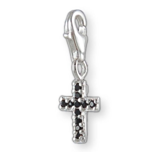 Melina Damen-Charm Anhänger Kreuz 925 Sterling Silber 1801390 von Melina