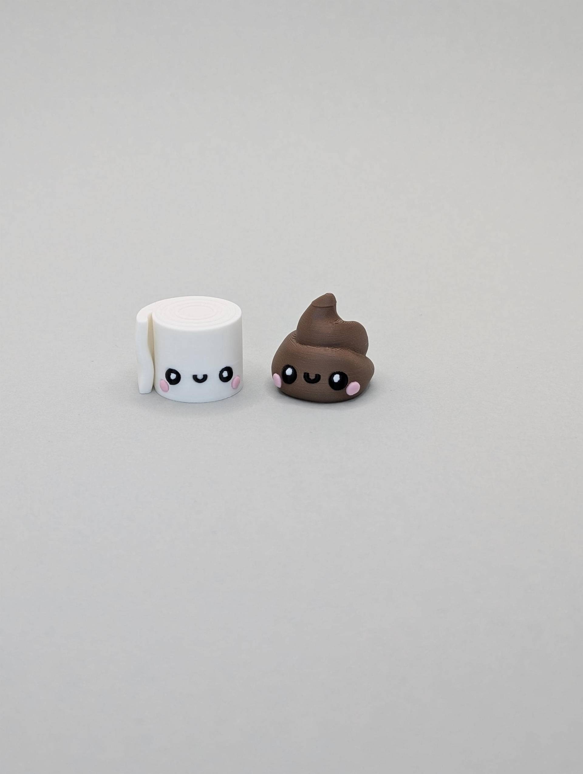 Klopapier Und Kackhäufchen, Schlüsselanhänger, Keychain, Giveaway, Kindergeburtstag, Dekoration, Toys Klopapier Und Kackhäufchen, Schlüsselanhänger, Keychain, Giveaway, Kindergeburtstag, Dekoration, Toys von Melior3DPrint