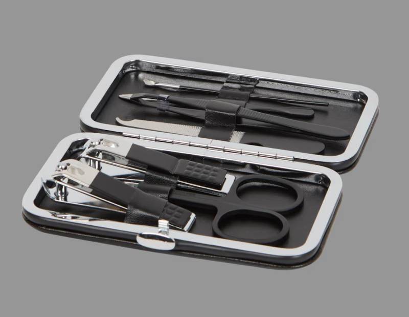 Beauty Star Maniküre-Set 7-Teilig - Reisegröße, Nagelpflege Set Mit Schere, Nagelknipser & Pinzette | Portable Nail Care Kit I Praktisch von Meliphoria