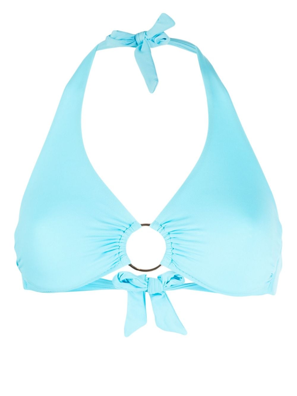 Melissa Odabash Brussels Neckholder-Bikinioberteil mit Bügel - Blau von Melissa Odabash