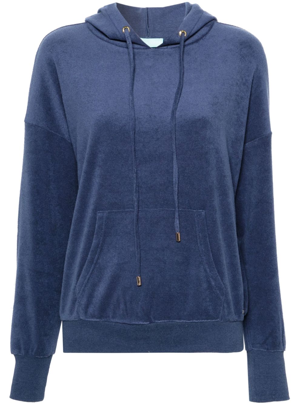 Melissa Odabash Nora Frottee-Hoodie - Blau von Melissa Odabash