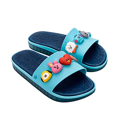 MELISSA BEACH SLIDE NEXT GEN + BT21, Flache Sandale, MELISSA BEACH SLIDE NEXT GEN + BT21, Flache Sandale, von Melissa