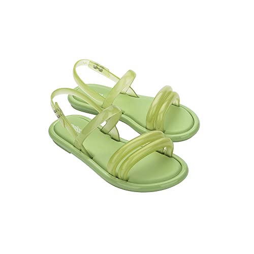 melissa Damen Airbubble Ad Flache Sandale, grün, 38 EU von Melissa