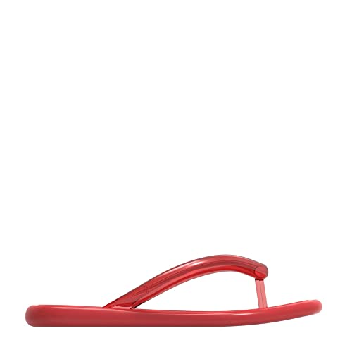 melissa Damen Airbubble Flip Flop Ad Flache Sandale, rot, 38 EU von Melissa