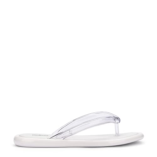 melissa Damen Airbubble Flip Flop Ad Flache Sandale, weiß, 37 EU von Melissa