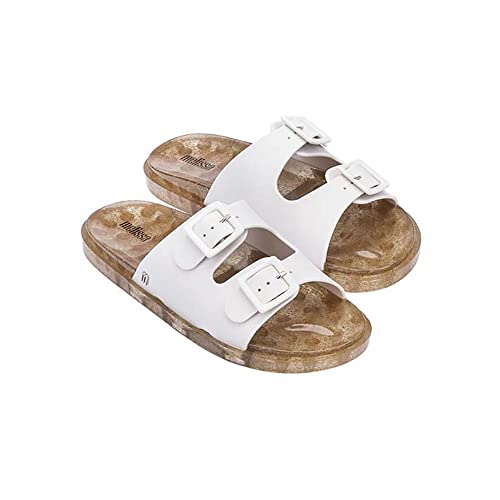 melissa Damen Anuncio ancho Mulas/Zuecos Mujer Blanco Mules Zapatos, White, 39 EU Ballerinas von Melissa